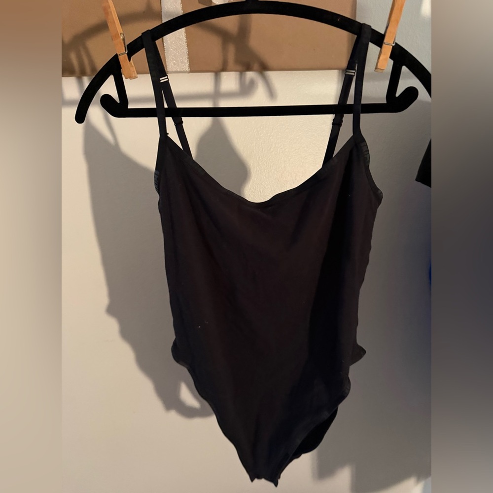 SKIMS Black Bodysuit